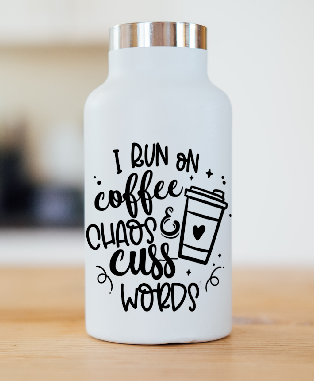 I run on coffee chaos and cuss words